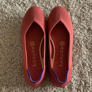 VGUC Rothy’s Copper flats size 7